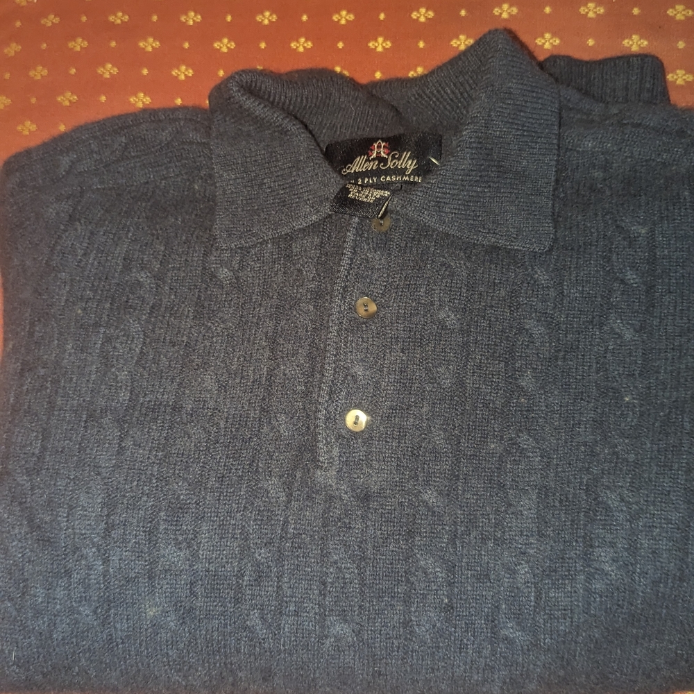 Allen Solly Gray Cashmere Sweater